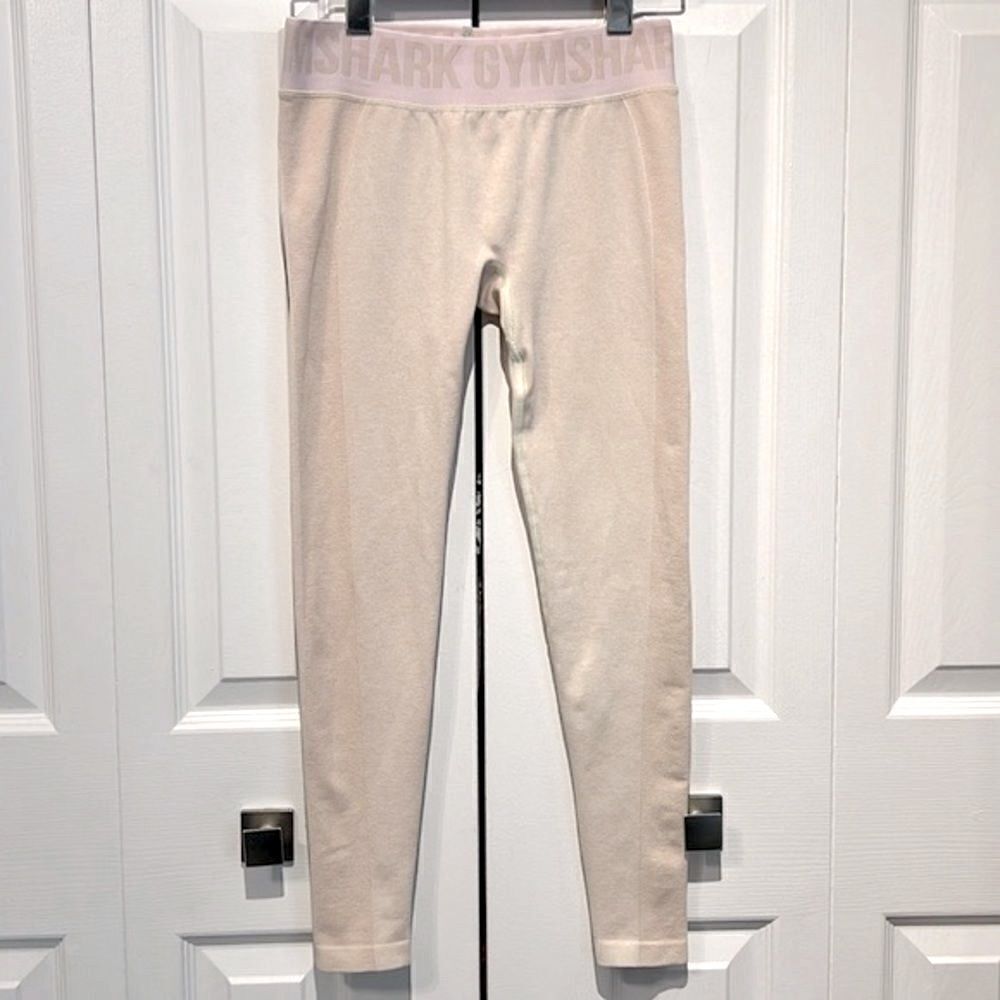 Gymshark Light Pink Crop Leggings Size S Excellent Condition
